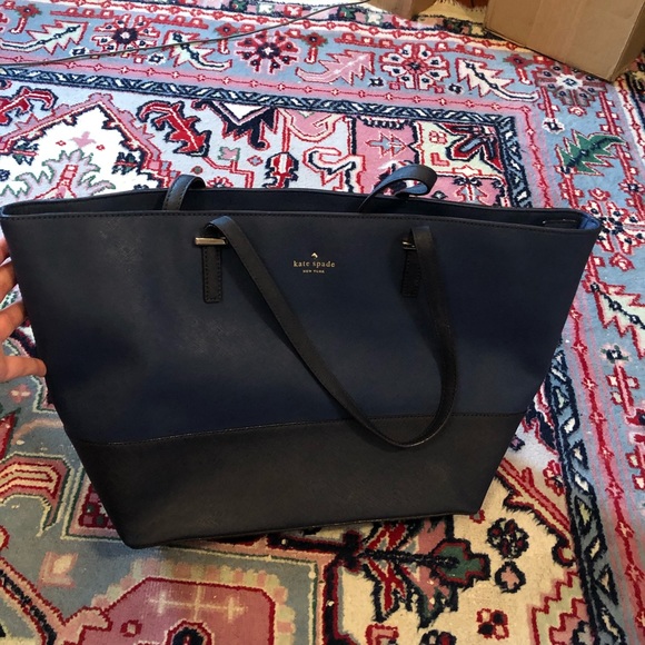 Kate Spade two toned tote bag - Picture 3 of 4